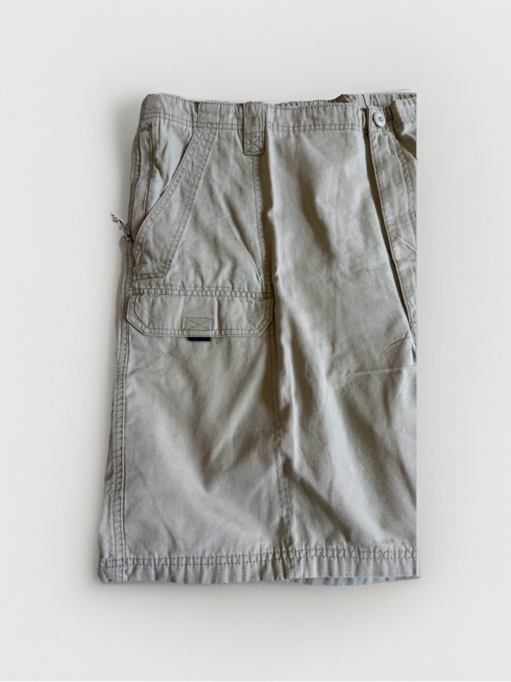 Wrangler Hiker Shorts Men's 48 Khaki Cotton Canvas Cargo Utility Gorpcore NWT - Picture 6 of 10